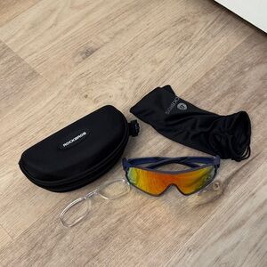Rockbros Biking Glasses - Blue and Orange